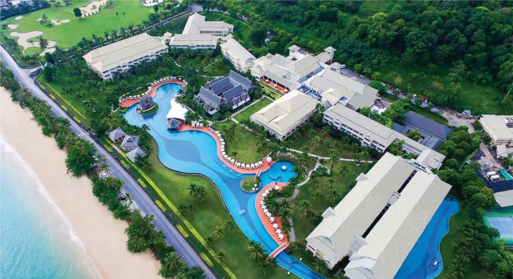 A bird's-eye view of Sofitel Krabi Phokeethra.